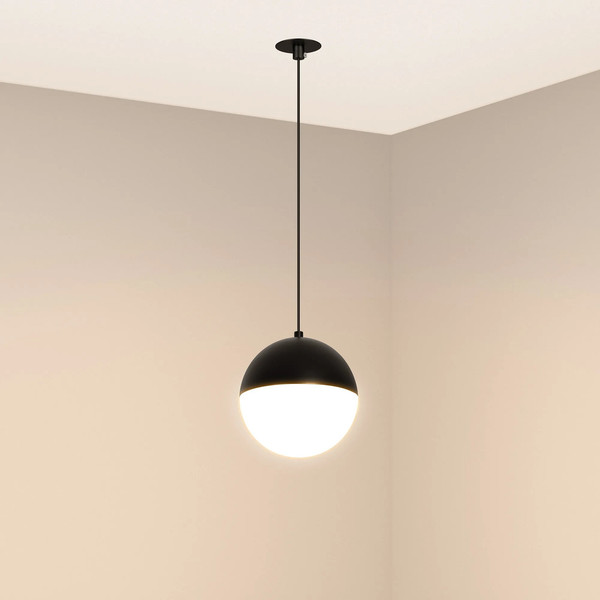 Изображение товара Потолочный светильник Arlight SP-EMISFERO-HANG-BUILT-R150-11W Day4000 BK 170deg / 056591