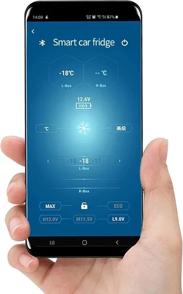 Изображение товара Автохолодильник Alpicool XD55 с адаптером GVE 12/24/115/230V (черный)