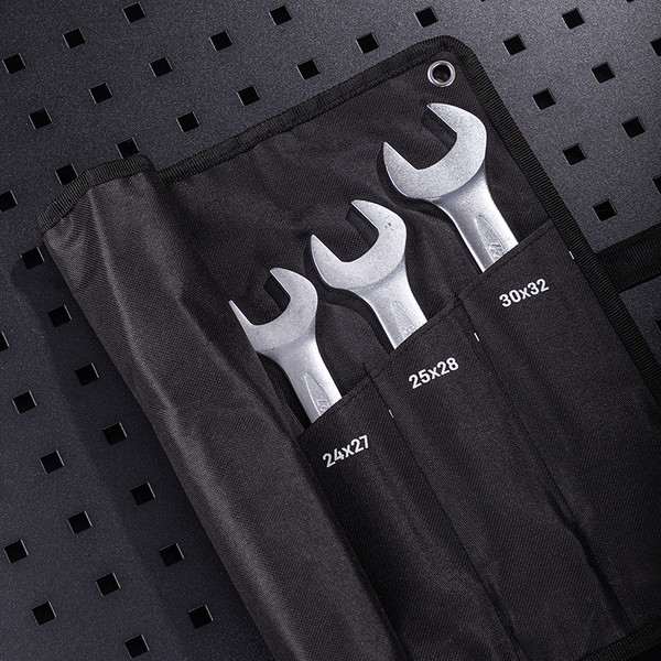 Изображение товара Набор ключей Deli EDL160012A (12шт, серебристый)