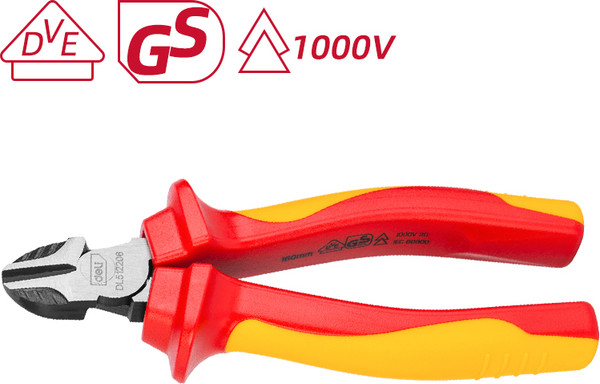 Изображение товара Бокорезы Deli Диэлектрические YS EDL512206 (160мм, красный/желтый)