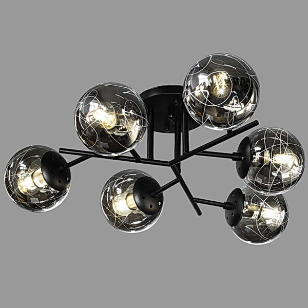 Изображение товара Люстра Aitin-Pro НПБ 02-6x40-101 / 8453/6 (черный)