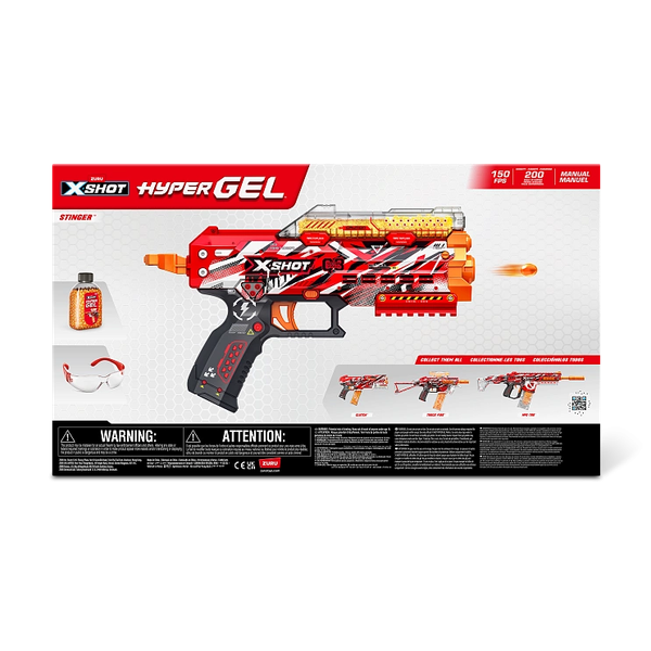 Изображение товара Набор игрушечного оружия Zuru X-Shot Hyper Gel Pistol / 44151