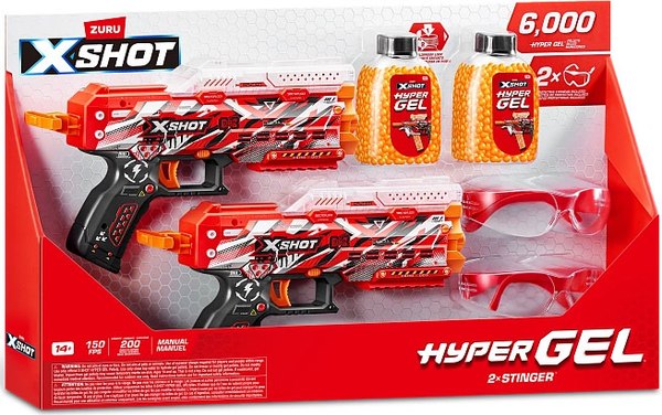 Изображение товара Набор игрушечного оружия Zuru X-Shot Hyper Gel Pistol / 44151