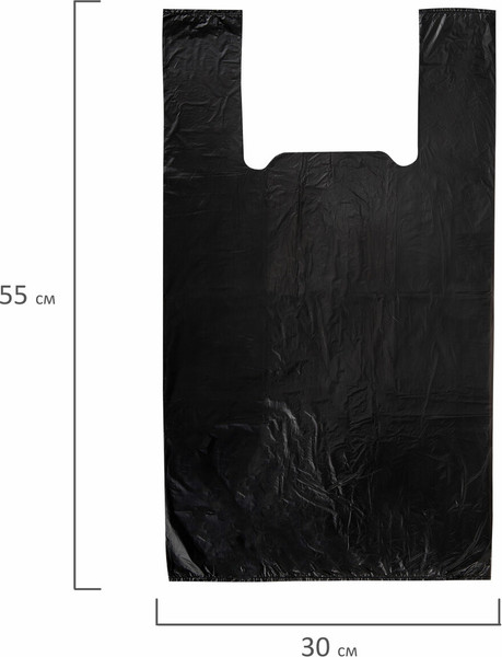 Изображение товара Пакеты для мусора Laima 700790 (100шт, черный)