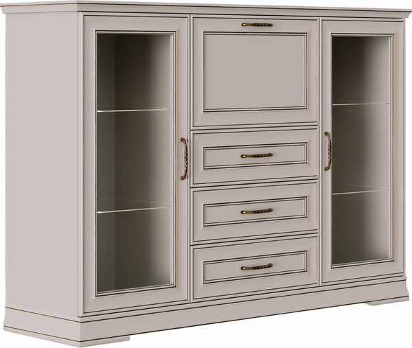 Изображение товара Тумба Black Red White Florencia KOM2W3S1B (персидский жемчуг)