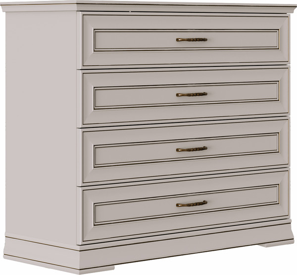 Изображение товара Комод Black Red White Florencia KOM4S (персидский жемчуг)