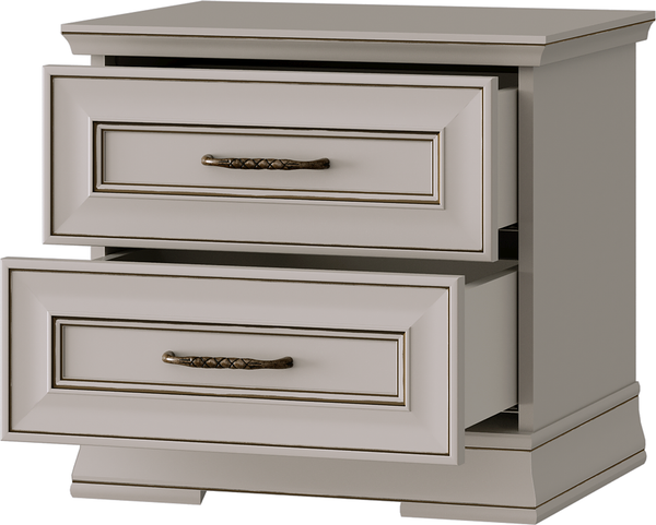 Изображение товара Прикроватная тумба Black Red White Florencia KOM2S (персидский жемчуг)