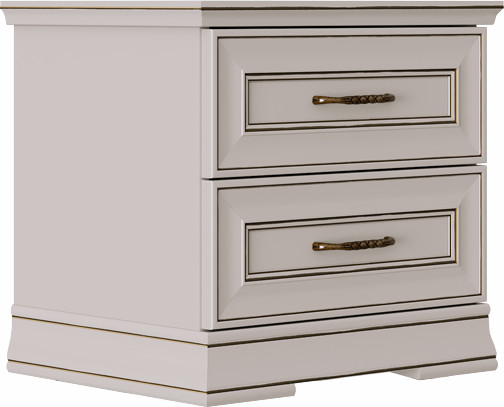 Изображение товара Прикроватная тумба Black Red White Florencia KOM2S (персидский жемчуг)