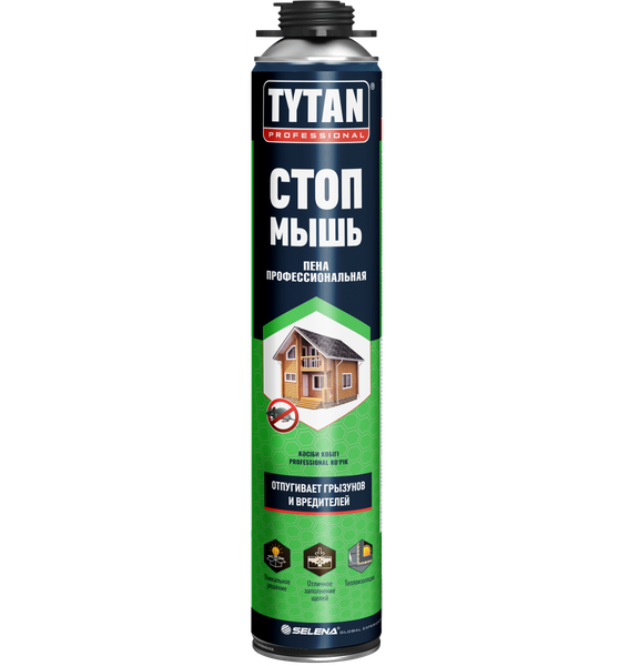Изображение товара Пена монтажная Tytan Professional Профессиональная Стоп мышь (750мл)