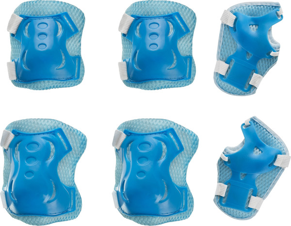 Изображение товара Комплект защиты Twenty ONE Шлем + наколенники (синий)