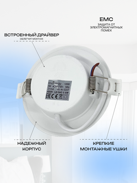 Изображение товара Точечный светильник Truenergy 10080