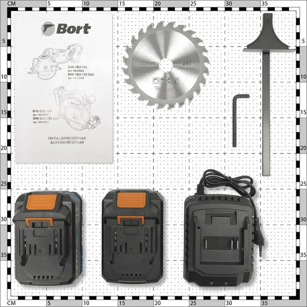 Изображение товара Дисковая пила Bort BHK-18Li-125 (93418583)