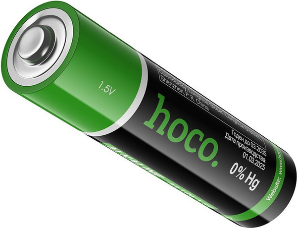 Изображение товара Комплект батареек Hoco LR06/4ВР (4шт)