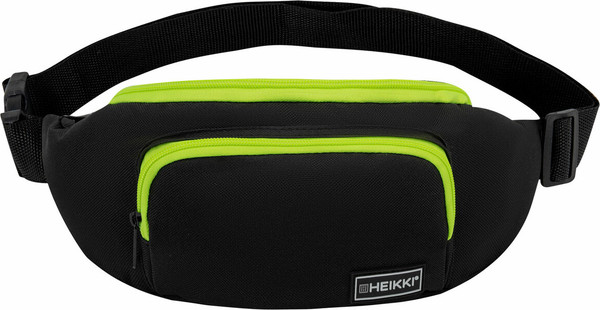 Изображение товара Сумка на пояс Heikki Rio 272615 (черный/салатовый)