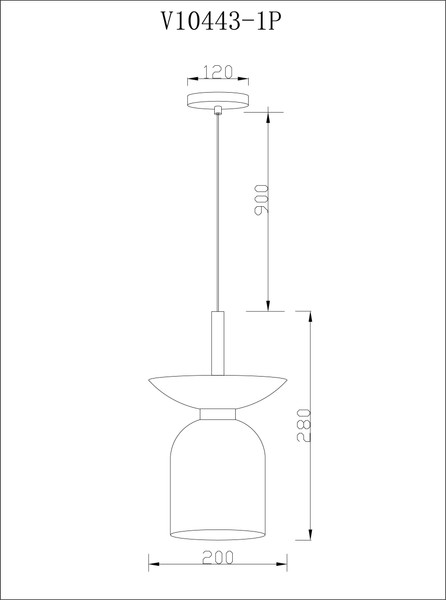 Изображение товара Потолочный светильник Moderli Lecce / V11554-1P