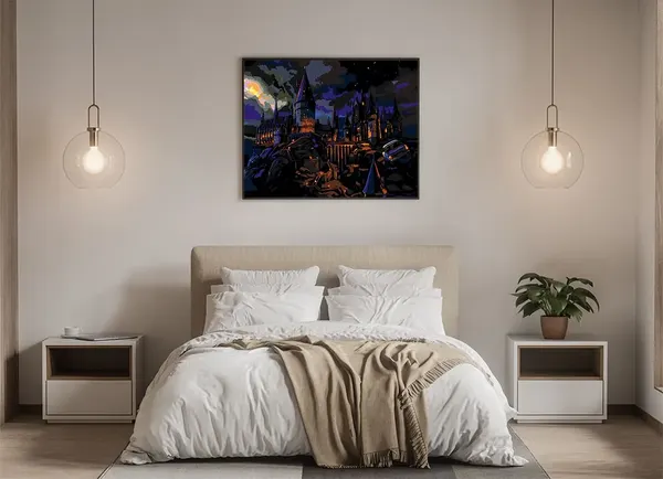 Изображение товара Картина по номерам PaintLine Гарри Поттер. Замок Хогвартс / PL-00270