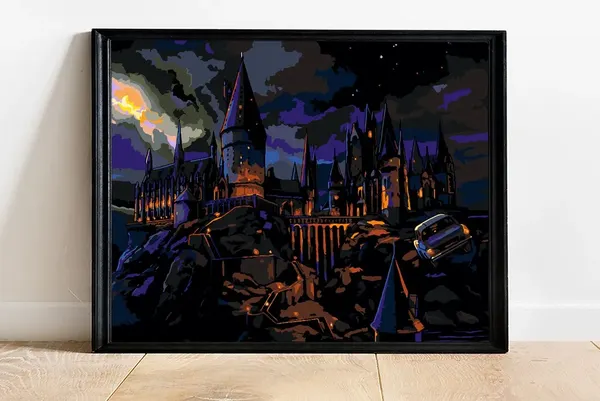 Изображение товара Картина по номерам PaintLine Гарри Поттер. Замок Хогвартс / PL-00270