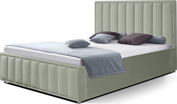 Изображение товара Двуспальная кровать ФорестДекоГрупп Стелла 2 140x200 без ПМ (Veluta Lux 14)