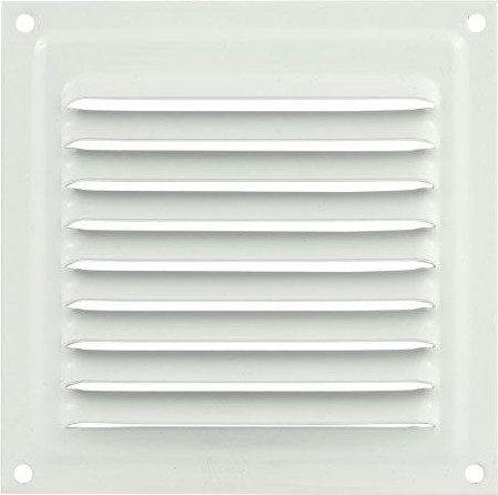 Изображение товара Решетка вентиляционная Нора-М 100x100 с сеткой / 7213 (белый)