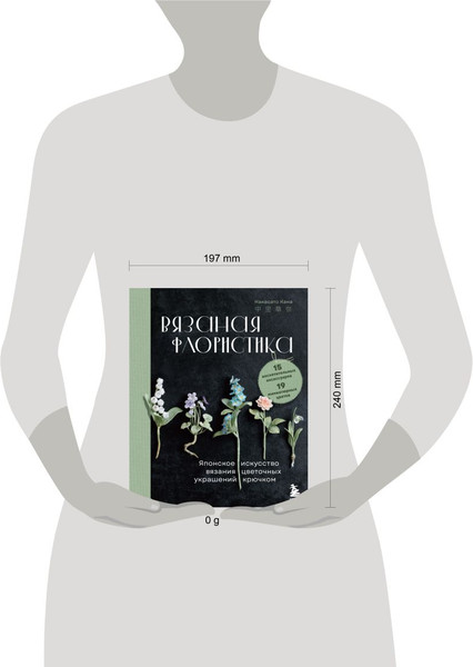 Изображение товара Книга Бомбора Вязаная флористика, твердая обложка (Кана Накасато)