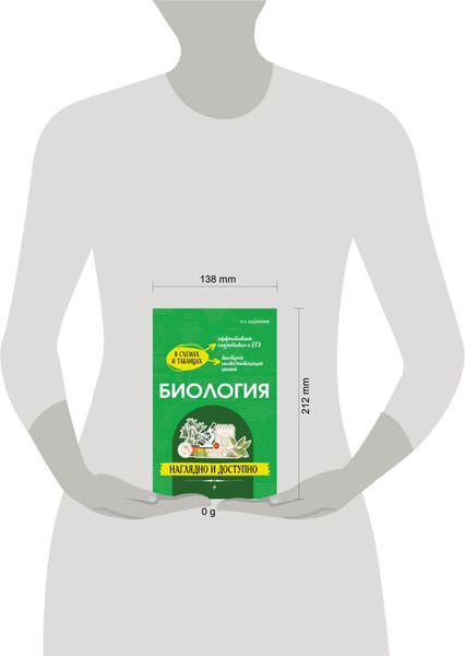 Изображение товара Учебное пособие Эксмо Биология: наглядно и доступно, мягкая обложка (Баштанник Наталья)