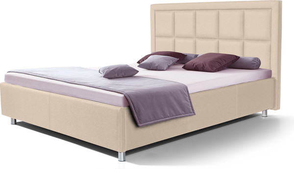 Изображение товара Двуспальная кровать ФорестДекоГрупп Марта 3 140x200 без ПМ (Veluta Lux 1)