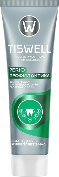 Изображение товара Зубная паста Tiswell С троксерутином и гиалуроном для поддержания здоровья десен (110г)