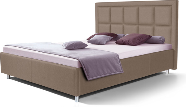 Изображение товара Двуспальная кровать ФорестДекоГрупп Марта 3 140x200 без ПМ (Veluta Lux 18)