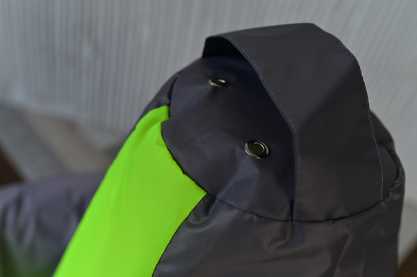 Изображение товара Бескаркасное кресло Mio Tesoro Груша Kombo XXL / GF-130x85-SN (серебристый/неон)