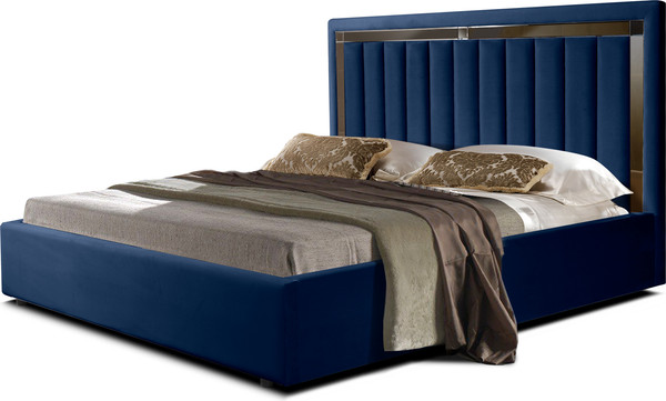 Изображение товара Двуспальная кровать ФорестДекоГрупп Софи 1 160x200 без ПМ (Veluta Lux 26)