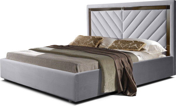 Изображение товара Двуспальная кровать ФорестДекоГрупп Софи 4 160x200 без ПМ (Veluta Lux 12)