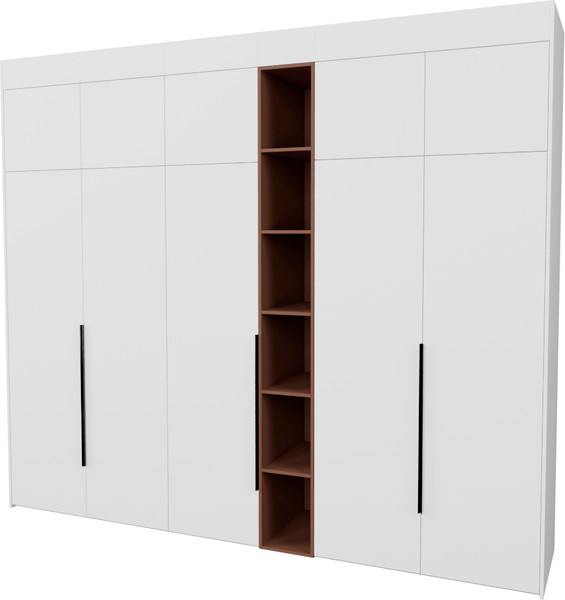 Изображение товара Шкаф Рэйгрупп Рэй S257-В13-1-EBL В13-1 (дуб элисон/белый премиум/античная латунь)