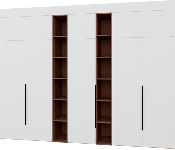 Изображение товара Шкаф Рэйгрупп Рэй S257-В16-3-EBL В16-3 (дуб элисон/белый премиум/античная латунь)