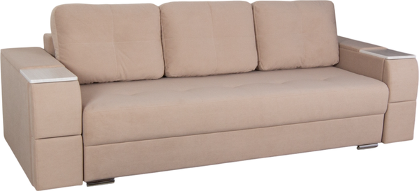 Изображение товара Диван DiArt Бруклин НПБ (велюр, Selfie cream/прав/крафт)