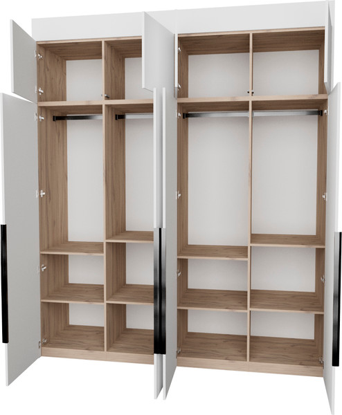 Изображение товара Шкаф Рэйгрупп Рэй S245-В9-1-EB В9-1 (дуб элисон/белый премиум)