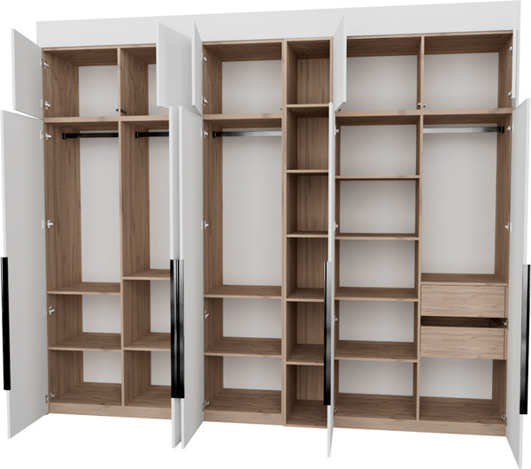 Изображение товара Шкаф Рэйгрупп Рэй S245-В13-2-EBЕ В13-2 (дуб элисон/белый премиум)