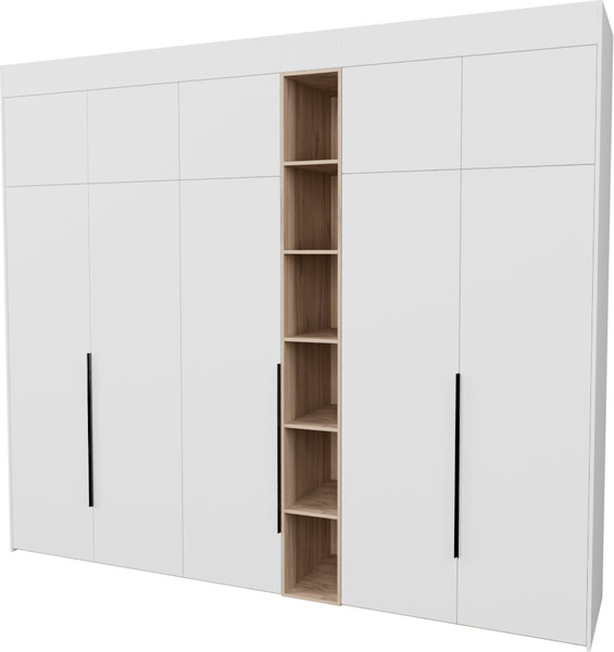 Изображение товара Шкаф Рэйгрупп Рэй S245-В13-3-EBЕ В13-3 (дуб элисон/белый премиум)