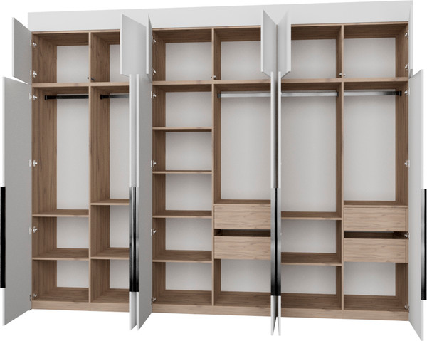 Изображение товара Шкаф Рэйгрупп Рэй S245-В15-3-EB В15-3 (дуб элисон/белый премиум)