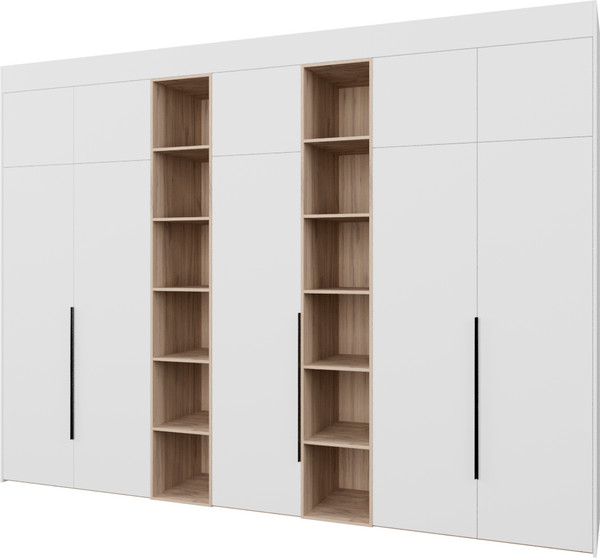 Изображение товара Шкаф Рэйгрупп Рэй S245-В17-1-EBЕ В17-1 (дуб элисон/белый премиум)