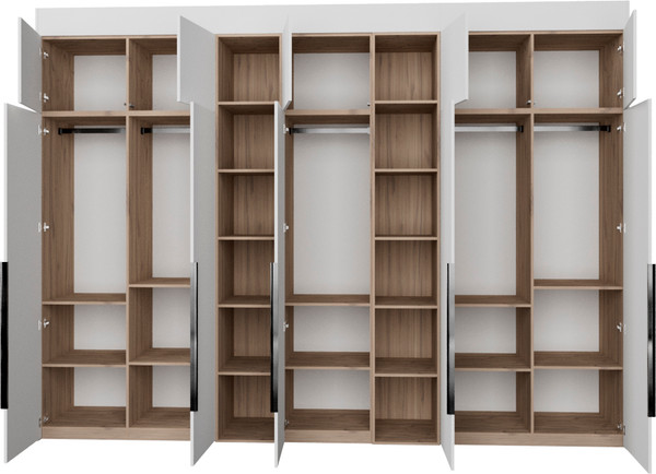 Изображение товара Шкаф Рэйгрупп Рэй S245-В17-1-EBЕ В17-1 (дуб элисон/белый премиум)