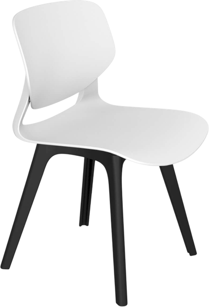 Изображение товара Стул пластиковый Sheffilton SHT-ST59/S195 (белый/черный)