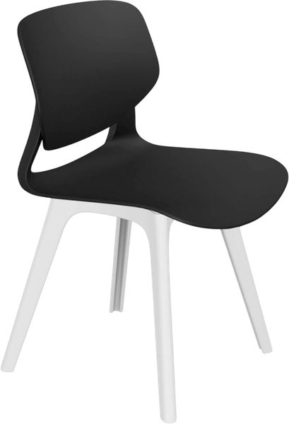 Изображение товара Стул пластиковый Sheffilton SHT-ST59/S195 (черный/белый)