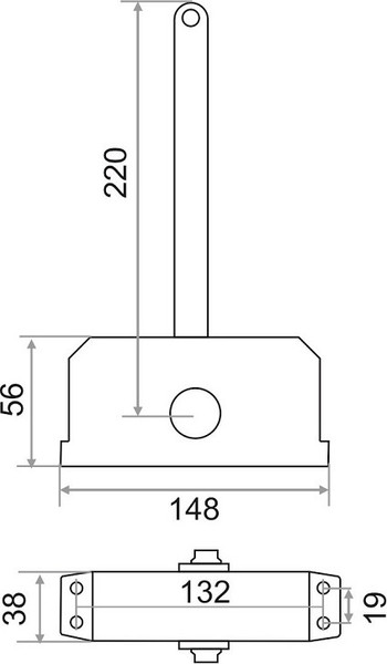 Изображение товара Доводчик с рычагом Trodos DC-60 (белый)