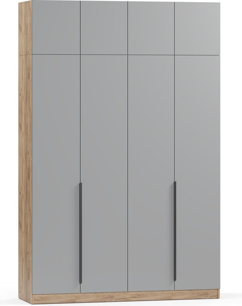 Изображение товара Шкаф Soma Lord Black 160x240 (дуб крафт золотой/серый)