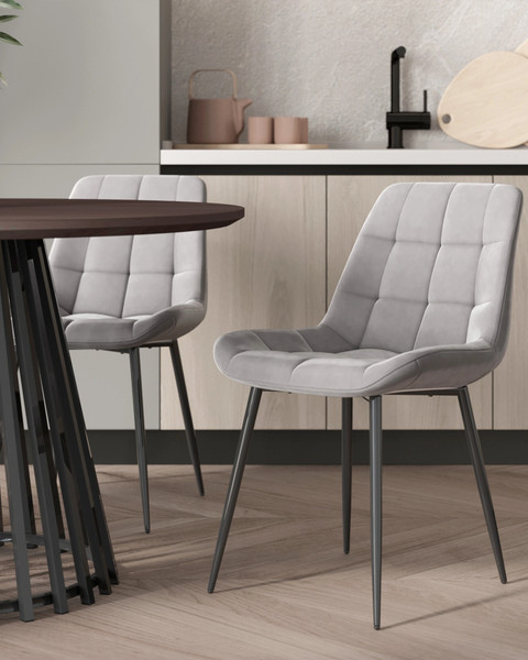 Изображение товара Стул Stool Group Флекс N / AV 405N-V12-KP3-08 (велюр велютто серый)