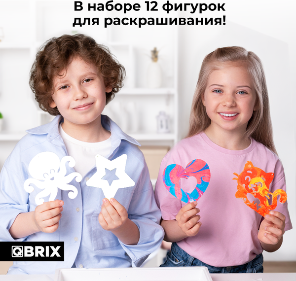 Изображение товара Набор для творчества QBRIX Эбру 40100 (12цв)
