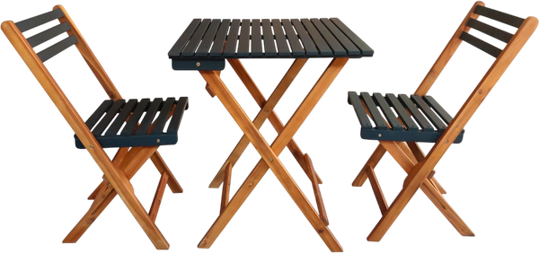 Изображение товара Комплект садовой мебели National Tree Company из акации / TP2074.0.5 (3 предмета)