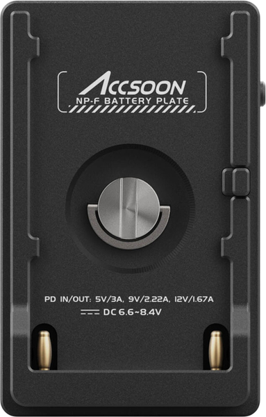 Изображение товара Зарядное устройство для аккумулятора для камеры Accsoon Battery Plate ACC04 NP-F / 32852