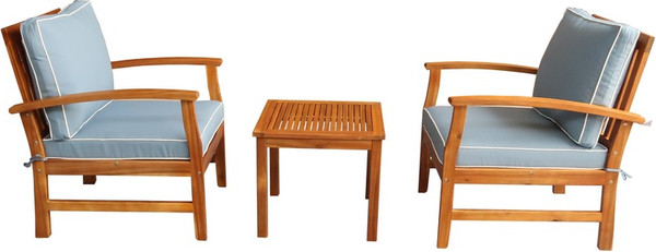 Изображение товара Комплект садовой мебели National Tree Company из акации / TP2062.0.3 (3 предмета)