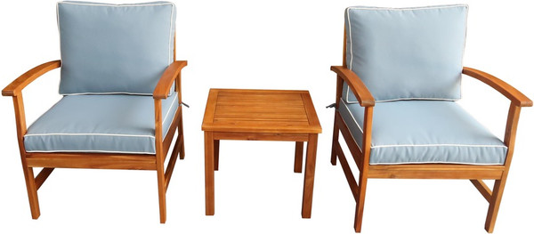 Изображение товара Комплект садовой мебели National Tree Company из акации / TP2062.0.3 (3 предмета)